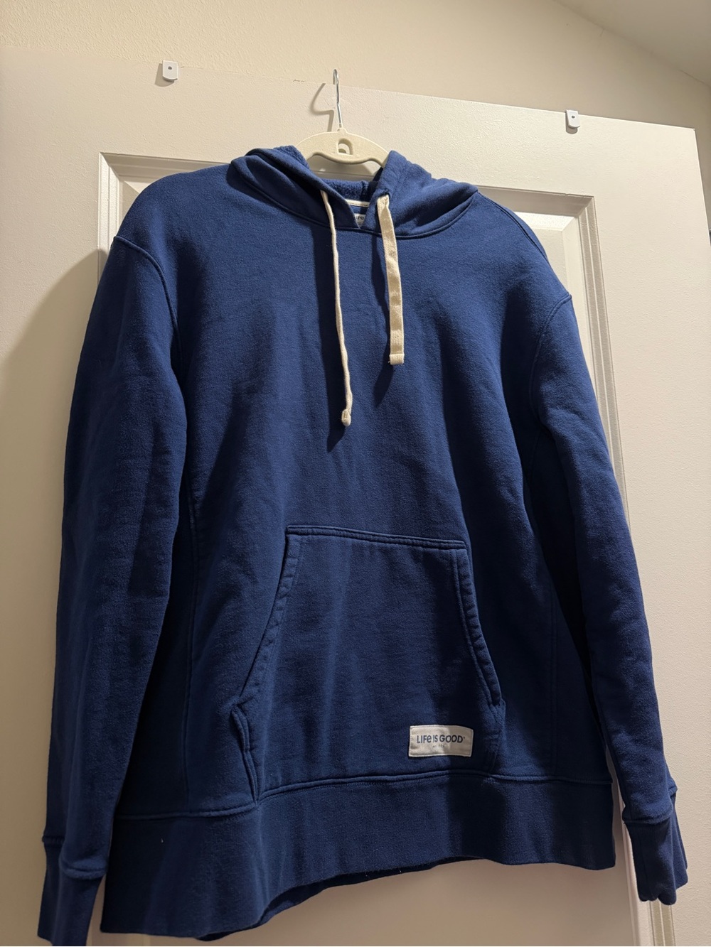 Life is Good Women's Solid Oversized Simply True Fleece Hoodie